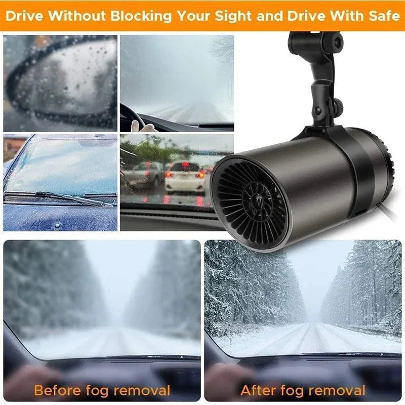 Portable Car Heater and Windshield Defroster – Fast Heating Device for Winter Driving and Clear Visibility