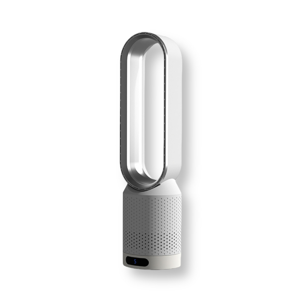 3-in-1 Air Cooler & Purifier | Bladeless Design | 8-Speed Cooling | 90° Oscillation | LED Touch Controls