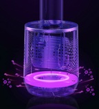 3-in-1 Air Cooler & Purifier | Bladeless Design | 8-Speed Cooling | 90° Oscillation | LED Touch Controls