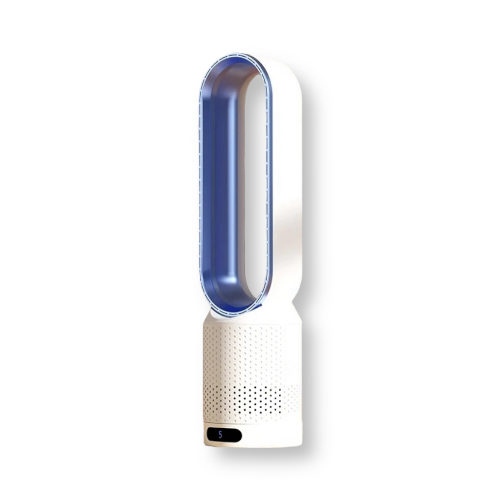 3-in-1 Air Cooler & Purifier | Bladeless Design | 8-Speed Cooling | 90° Oscillation | LED Touch Controls