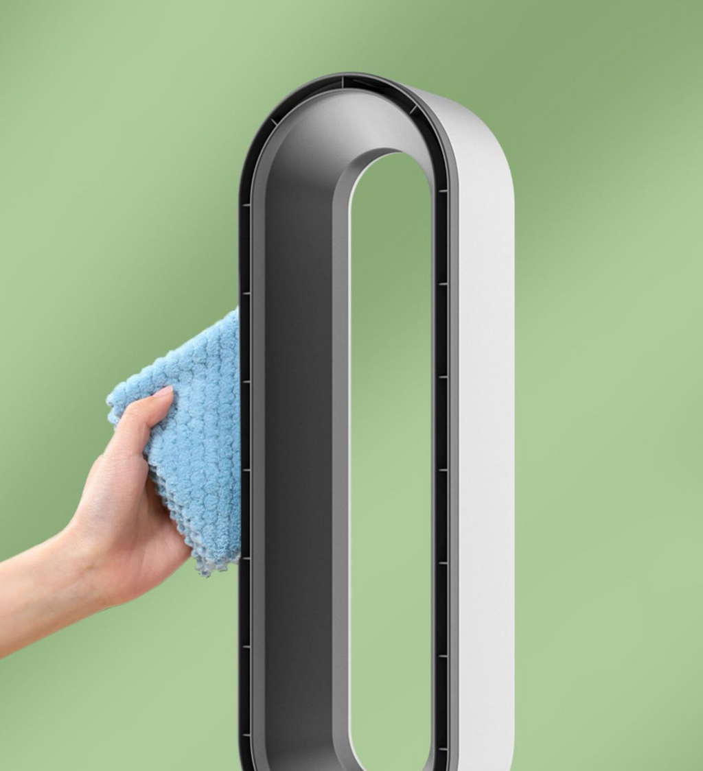 3-in-1 Air Cooler & Purifier | Bladeless Design | 8-Speed Cooling | 90° Oscillation | LED Touch Controls