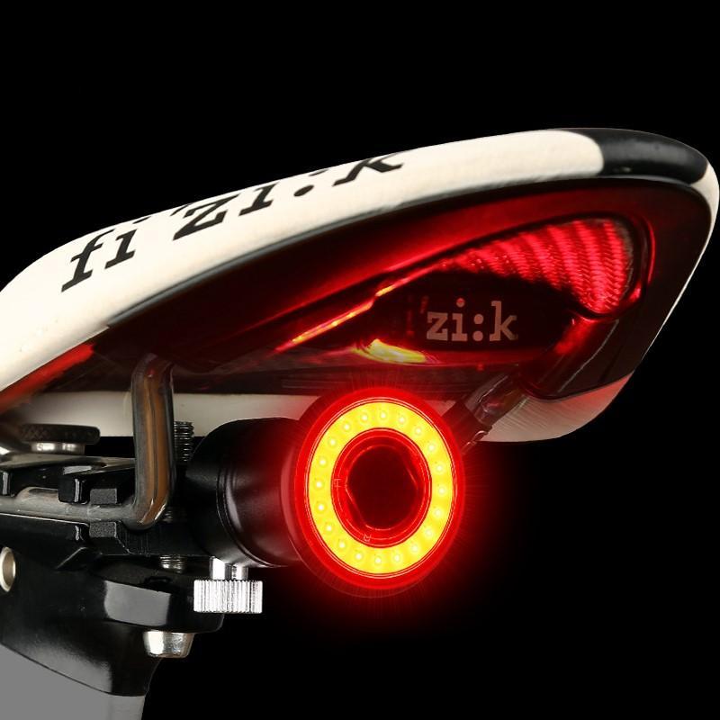 Rechargeable LED Rear Bike Light with Brake Sensor – High-Visibility Safety Light for Cycling in Traffic and Low Light