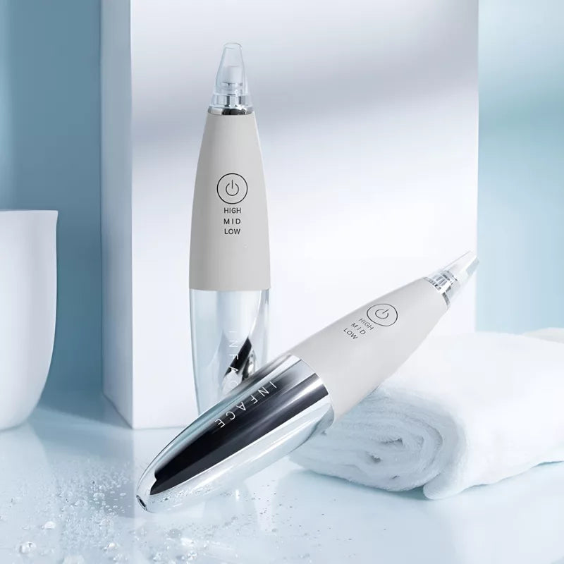 Cordless Blackhead Remover Vacuum for Deep Pore Cleansing – Portable Facial Care Device for Home Skincare Routines