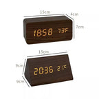 LED Alarm Clock with Voice Control – Modern Display for a Clean, Minimalist Interior