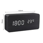 LED Alarm Clock with Voice Control – Modern Display for a Clean, Minimalist Interior