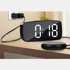 Vibrating Alarm Clock with Bed Shaker – Loud Wake-Up Alarm for Heavy Sleepers, Seniors and Deep Sleepers