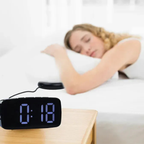 Vibrating Alarm Clock with Bed Shaker – Loud Wake-Up Alarm for Heavy Sleepers, Seniors and Deep Sleepers