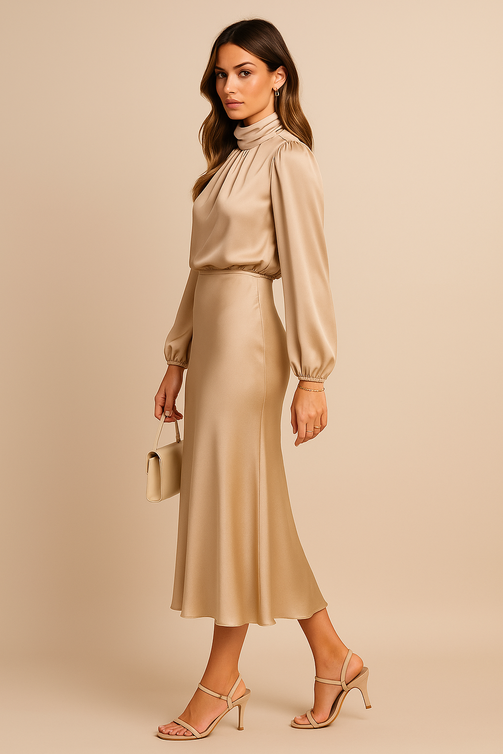 Celina Satin Gala Dress