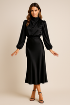 Celina Satin Gala Dress