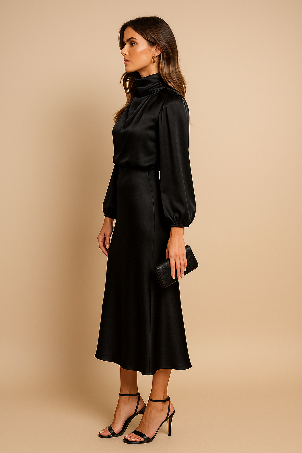 Celina Satin Gala Dress