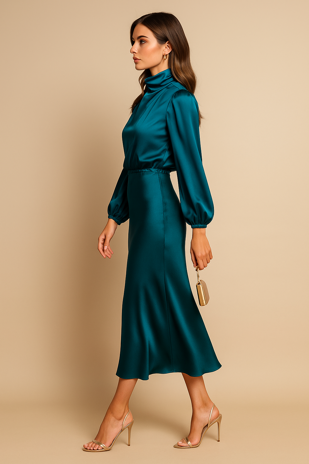 Celina Satin Gala Dress