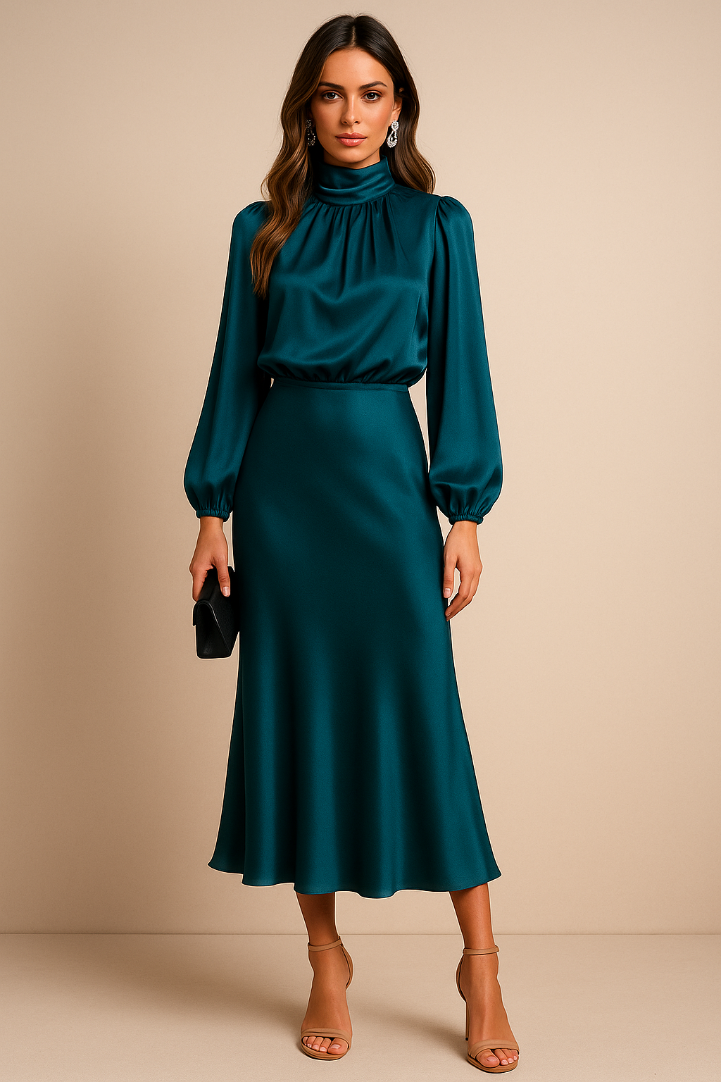 Celina Satin Gala Dress