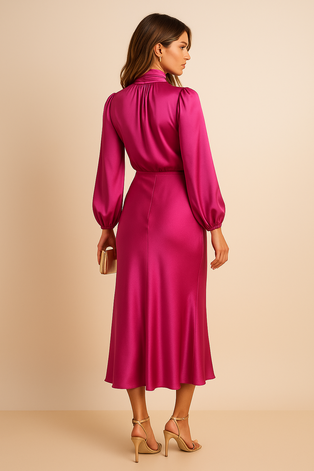 Celina Satin Gala Dress