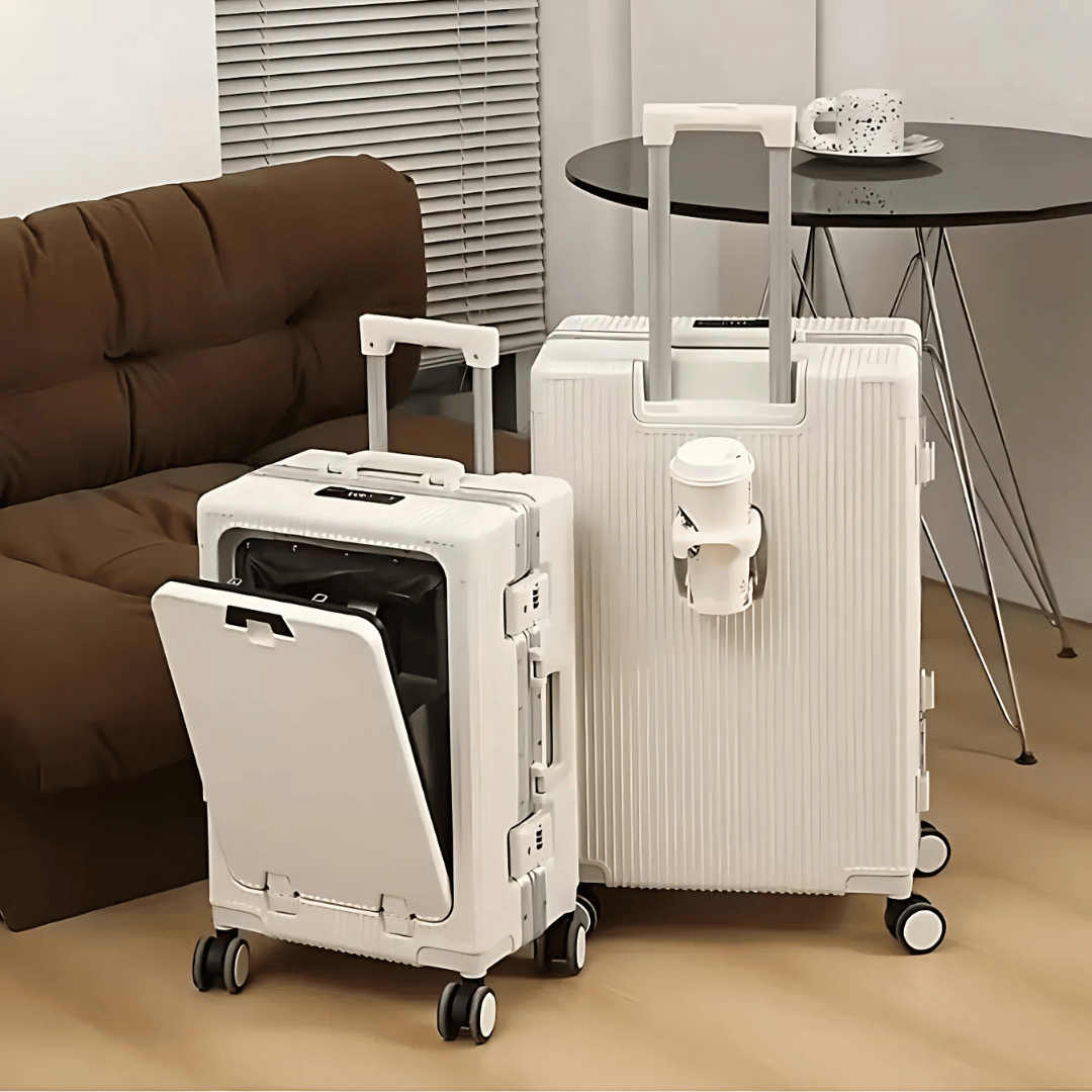 Hard Shell Suitcase for Travel and Business Trips – Durable Lightweight Luggage with Smooth Spinner Wheels