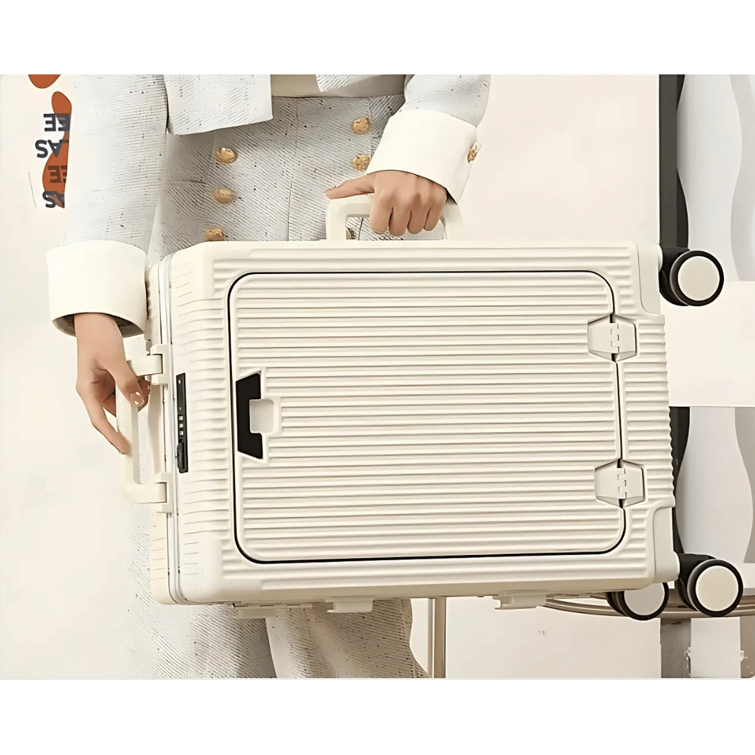 Hard Shell Suitcase for Travel and Business Trips – Durable Lightweight Luggage with Smooth Spinner Wheels