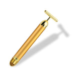 AurumGlow | Opulent Gold Facial Roller for Radiant Skin Massage