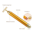 AurumGlow | Opulent Gold Facial Roller for Radiant Skin Massage