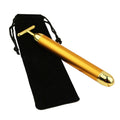 AurumGlow | Opulent Gold Facial Roller for Radiant Skin Massage