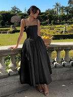 Gabriella | Elegant Midi Dress with Corset for Women – Perfect for Wedding Guests