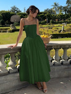 Gabriella | Elegant Midi Dress with Corset for Women – Perfect for Wedding Guests