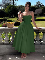 Gabriella | Elegant Midi Dress with Corset for Women – Perfect for Wedding Guests