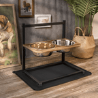 Raised Dog Feeding Station for Comfortable Mealtimes – Elevated Food and Water Bowl Stand for Dogs of All Sizes