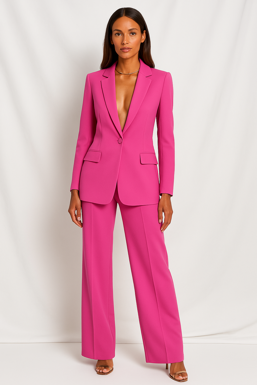 Tailored Blazer & Wide-Leg Trouser Set – Modern Co-Ord for Confident, Elevated Styling