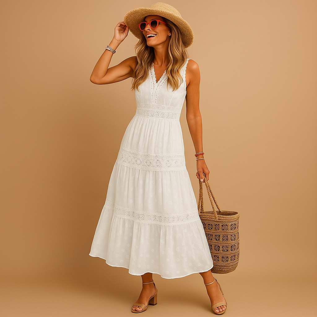 Sariah Bloom. – Women’s Boho Summer Dress with Ibiza-Inspired Style