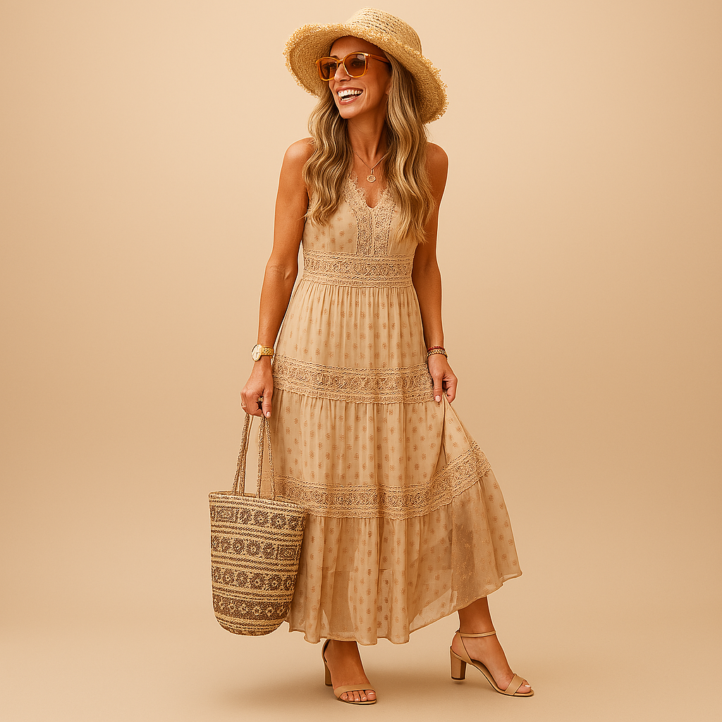 Sariah Bloom. – Women’s Boho Summer Dress with Ibiza-Inspired Style
