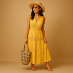 Sariah Bloom. – Women’s Boho Summer Dress with Ibiza-Inspired Style