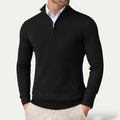 Men's Pullover with Zip and Long Sleeves for a Casual Look