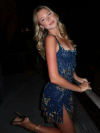 SERENA – Butterfly Sequin Party Mini Dress