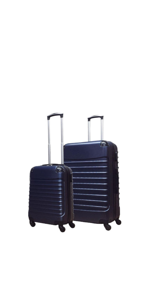 2-Piece Hard Shell Luggage Set for Travel – Lightweight Rolling Suitcases with Spinner Wheels for Holidays and Business Trips
