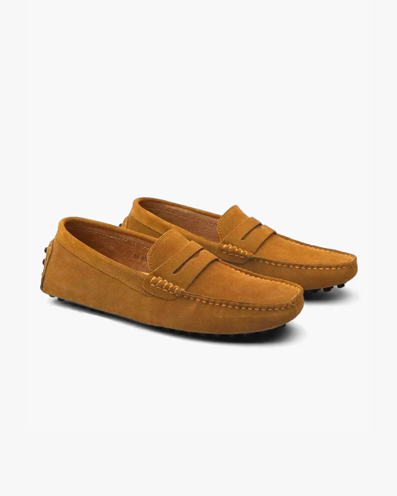 Suede Driving Loafers