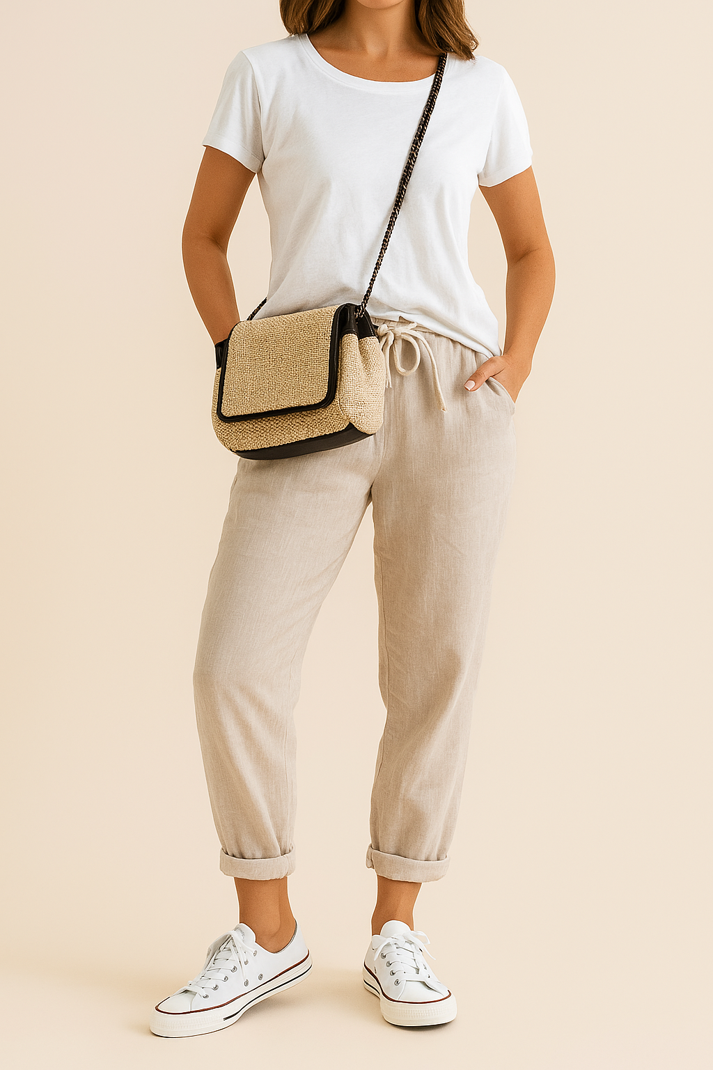 FAYE - Breathable Linen Trousers for Sweat-Free Comfort