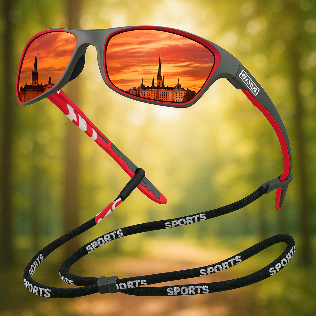 Lightweight and Stylish UV400 Polarized Outdoor Sports Sunglasses for Maximum Eye Comfort