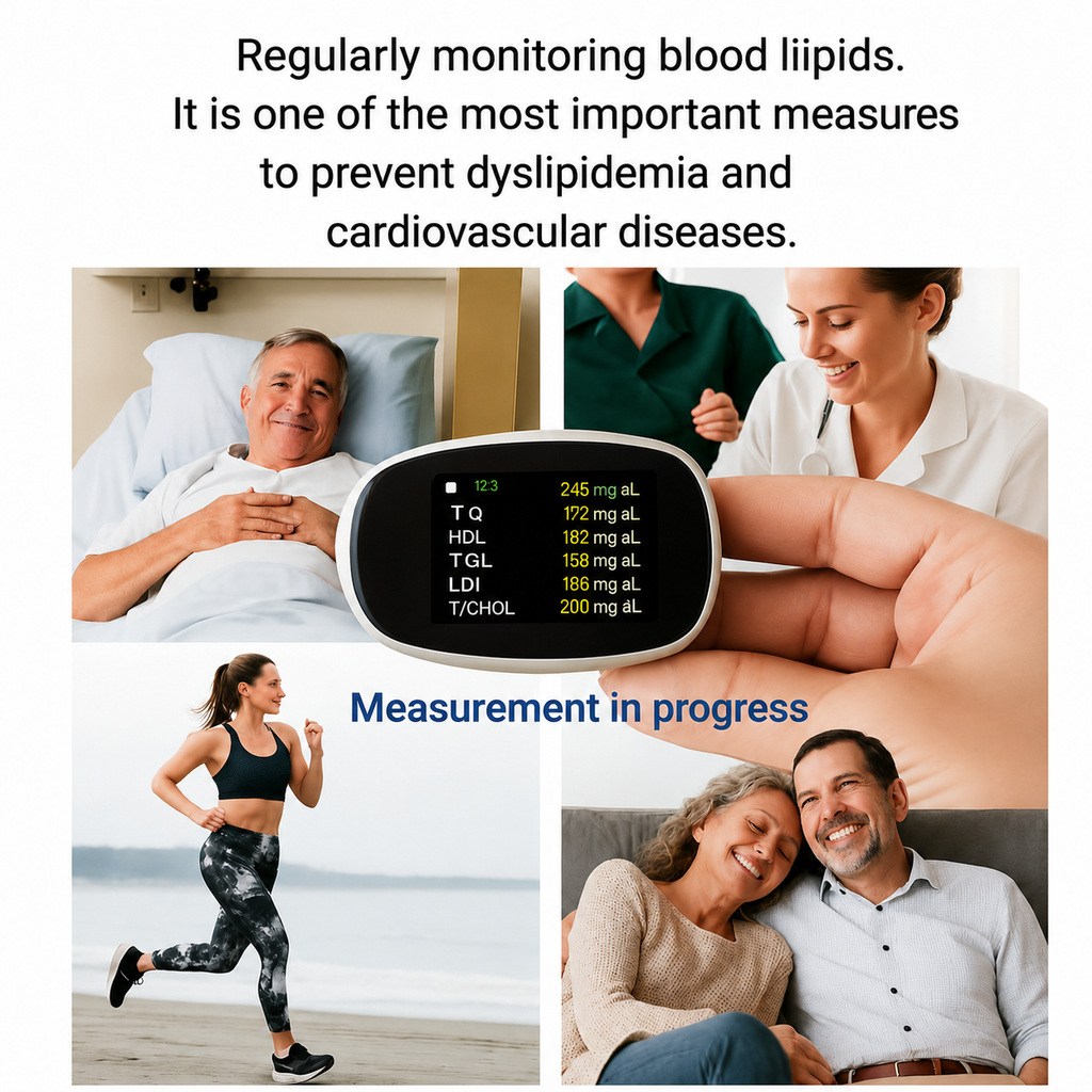 Non-Painful Glucometer Glucose Monitor Portable Fingertip Digital Display