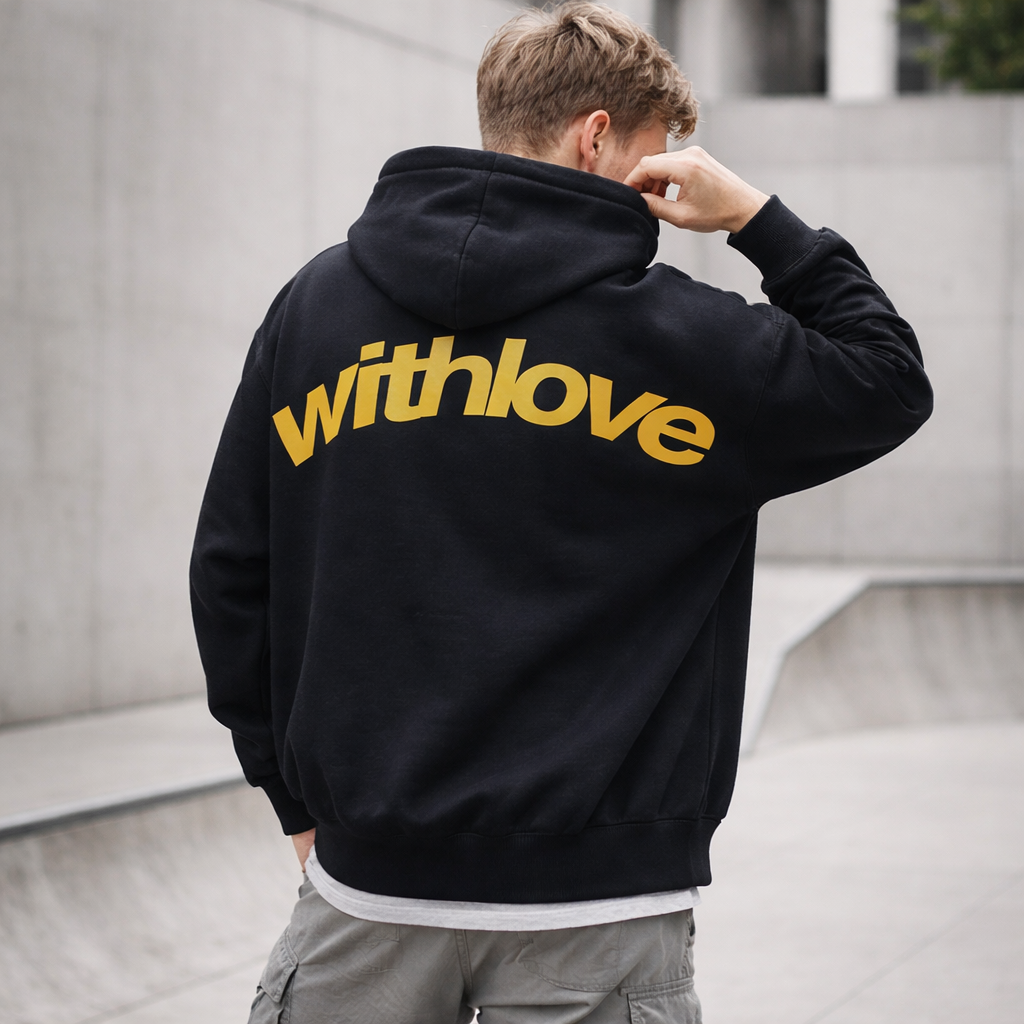 Unisex Oversized Hoodie with Back Graphic