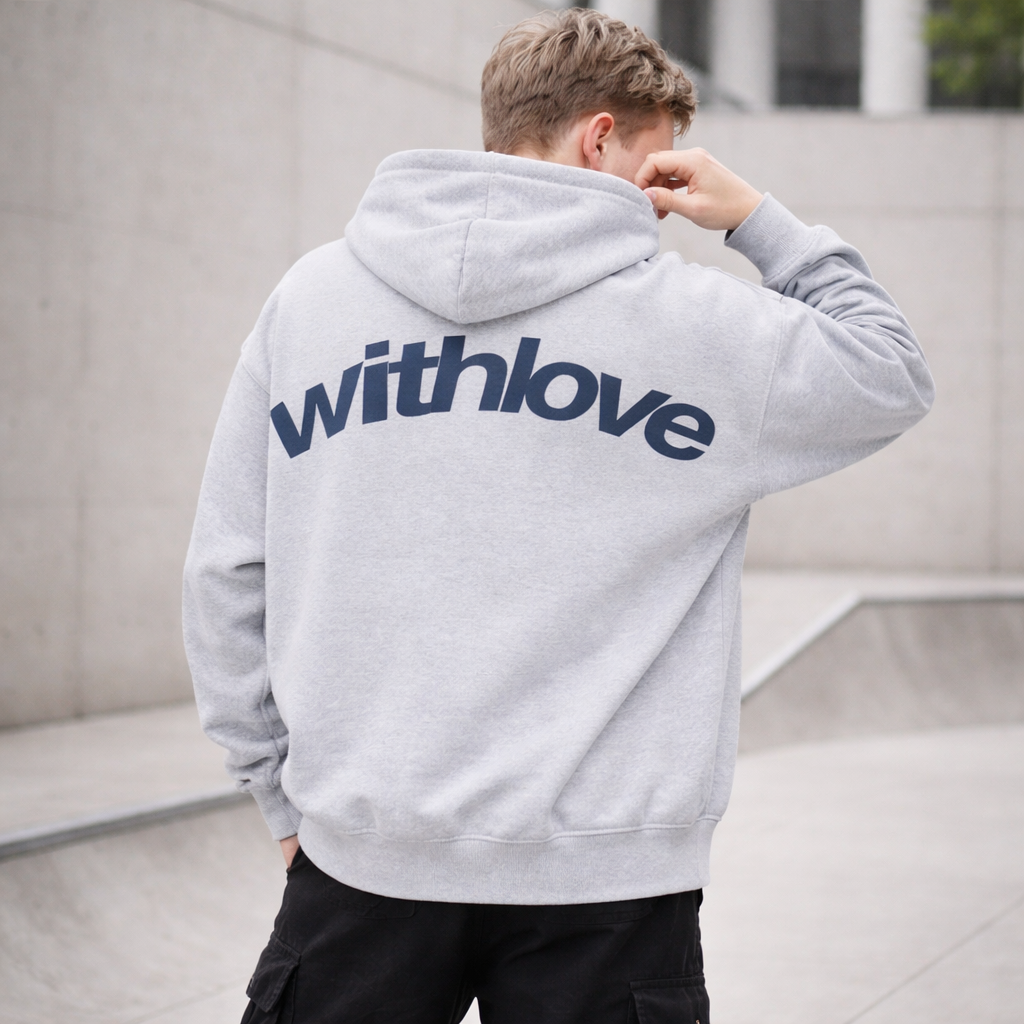 Unisex Oversized Hoodie with Back Graphic