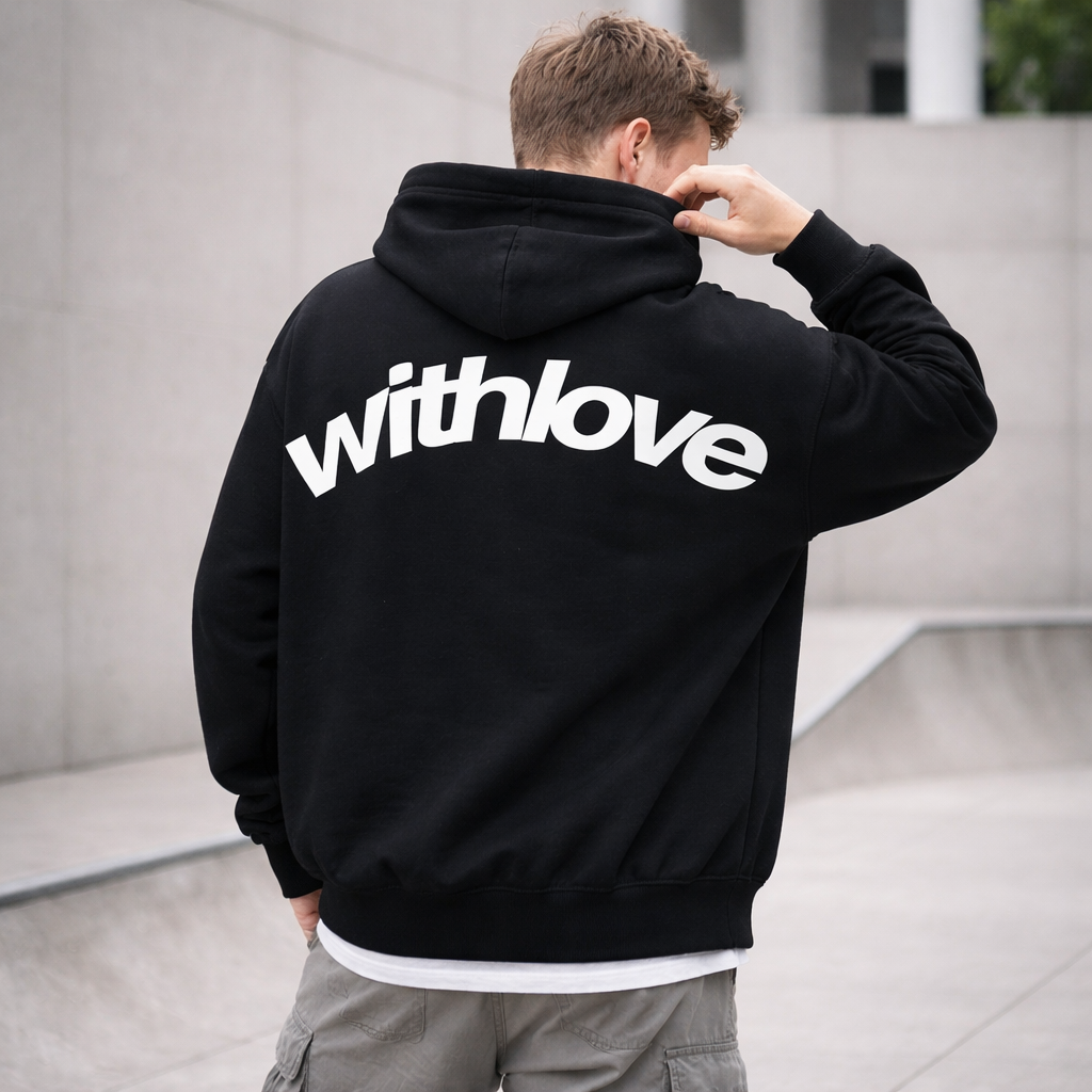 Unisex Oversized Hoodie with Back Graphic