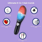 5-in-1 Hair Comb for Styling and Scalp Massage – Versatile Hair Care Tool for Detangling, Grooming and Daily Use