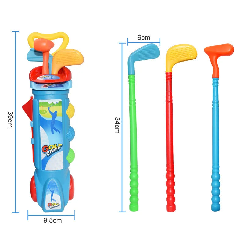 Kids Golf Practice Set for Indoor and Outdoor Play – Beginner Training Kit to Improve Coordination and Swing Skills