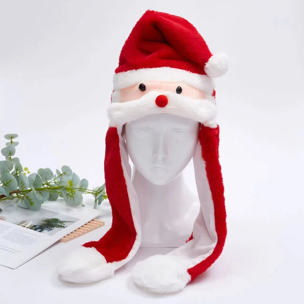 Interactive Bunny Ears Hat for Kids and Adults – Cute Plush Hat with Moving Ears for Play, Costumes and Gifts