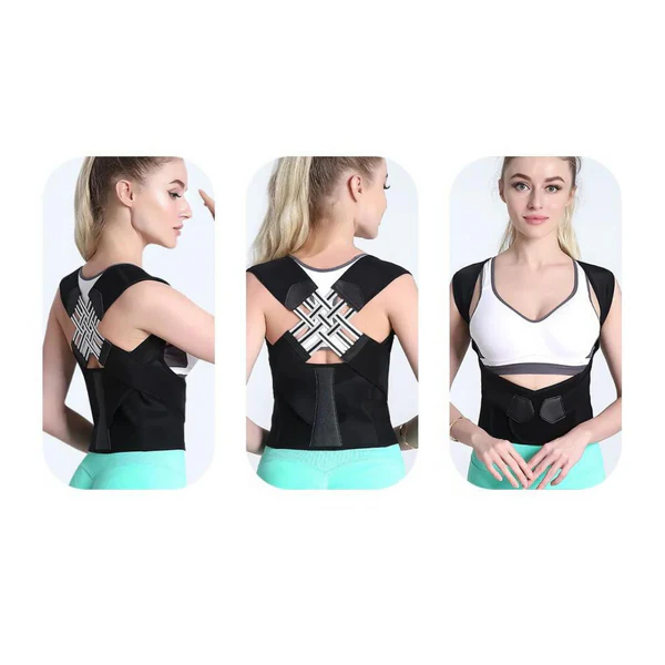 Posture Corrector Brace for Neck & Back Support – Adjustable, Discreet & Comfortable Alignment Support