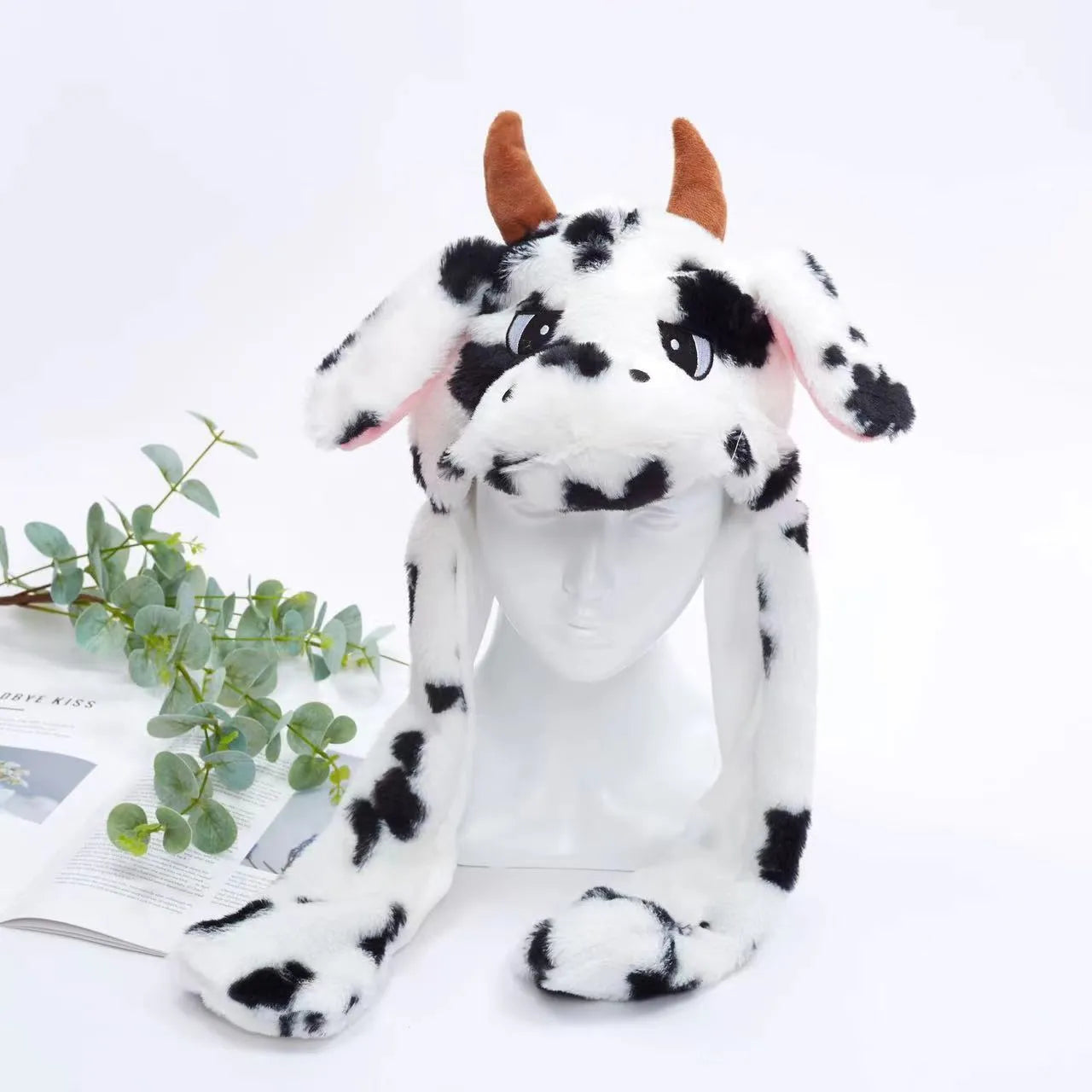 Interactive Bunny Ears Hat for Kids and Adults – Cute Plush Hat with Moving Ears for Play, Costumes and Gifts