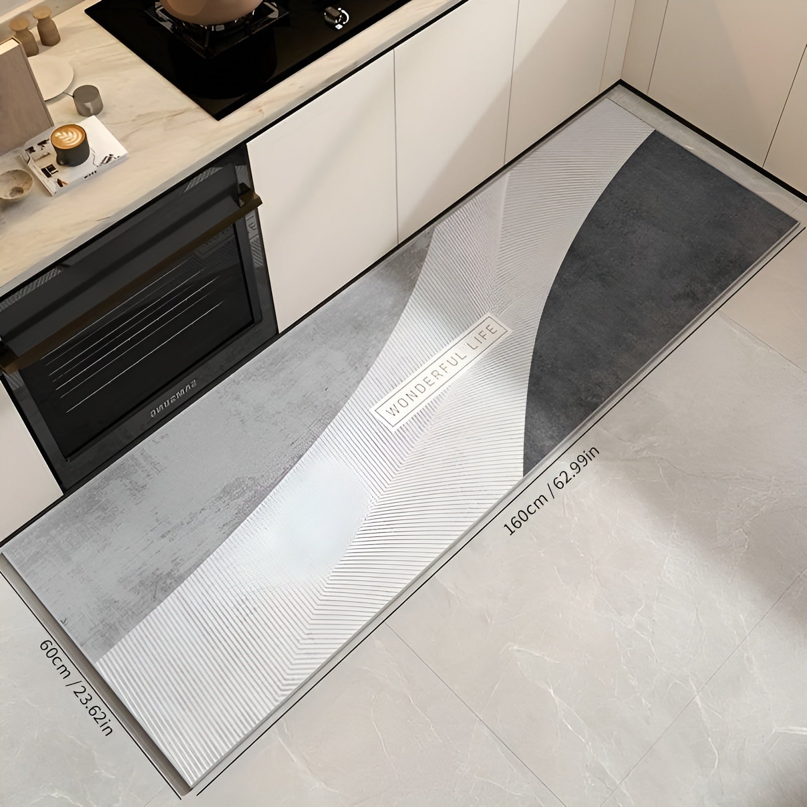 Soft Cushioned Kitchen Mat for Floor Comfort – Cozy Anti-Fatigue Mat for Cooking, Standing and Daily Kitchen Use