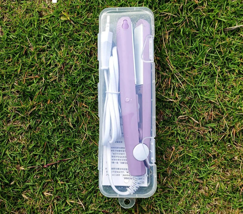 CurlNGo | Compact Hair Styler & Straightener Duo for Effortless On-the-Go Styling