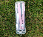 CurlNGo | Compact Hair Styler & Straightener Duo for Effortless On-the-Go Styling