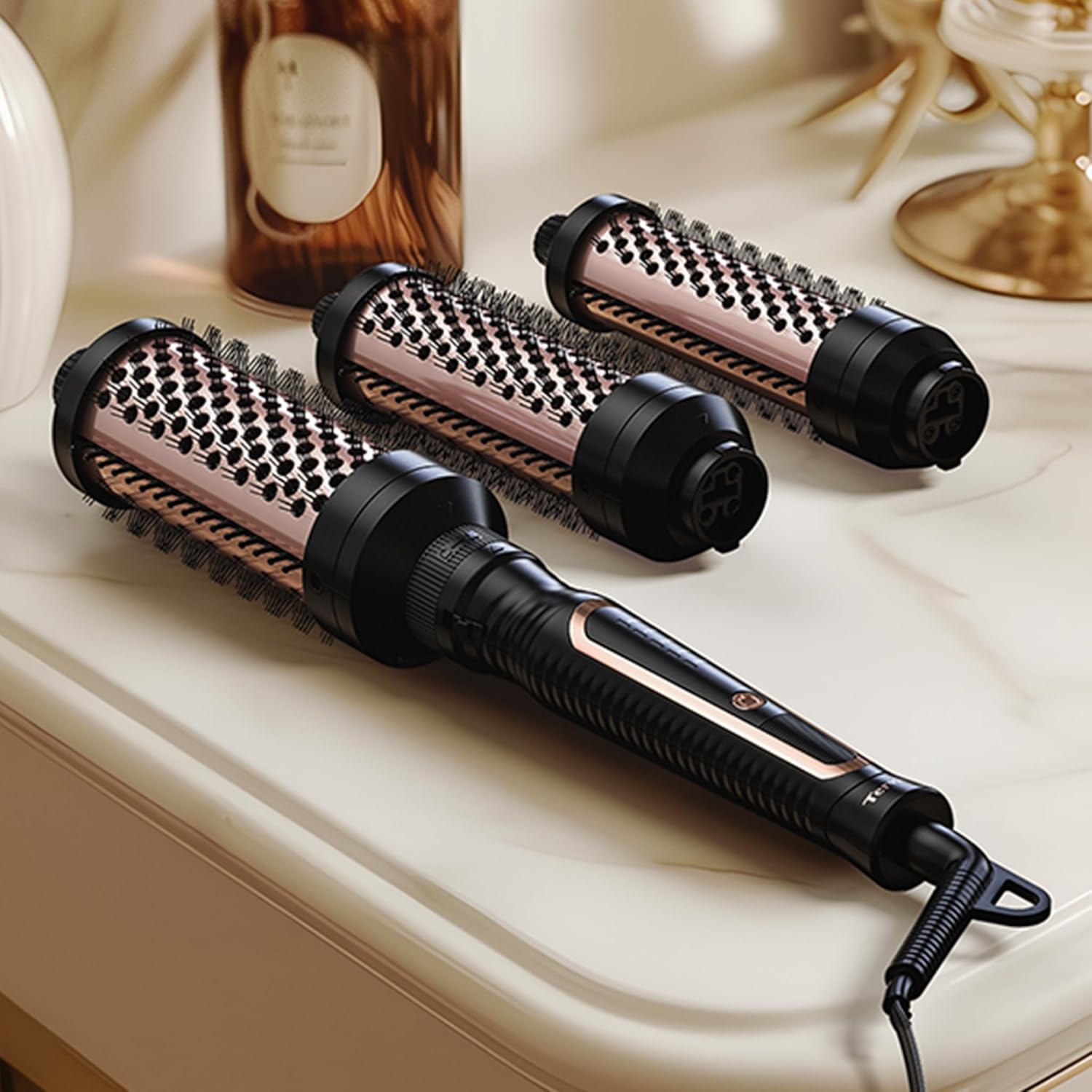 3-in-1 Ionic Curling Wand for Versatile Hair Styling – Multi-Function Curling Tool for Waves, Curls and Everyday Home Use