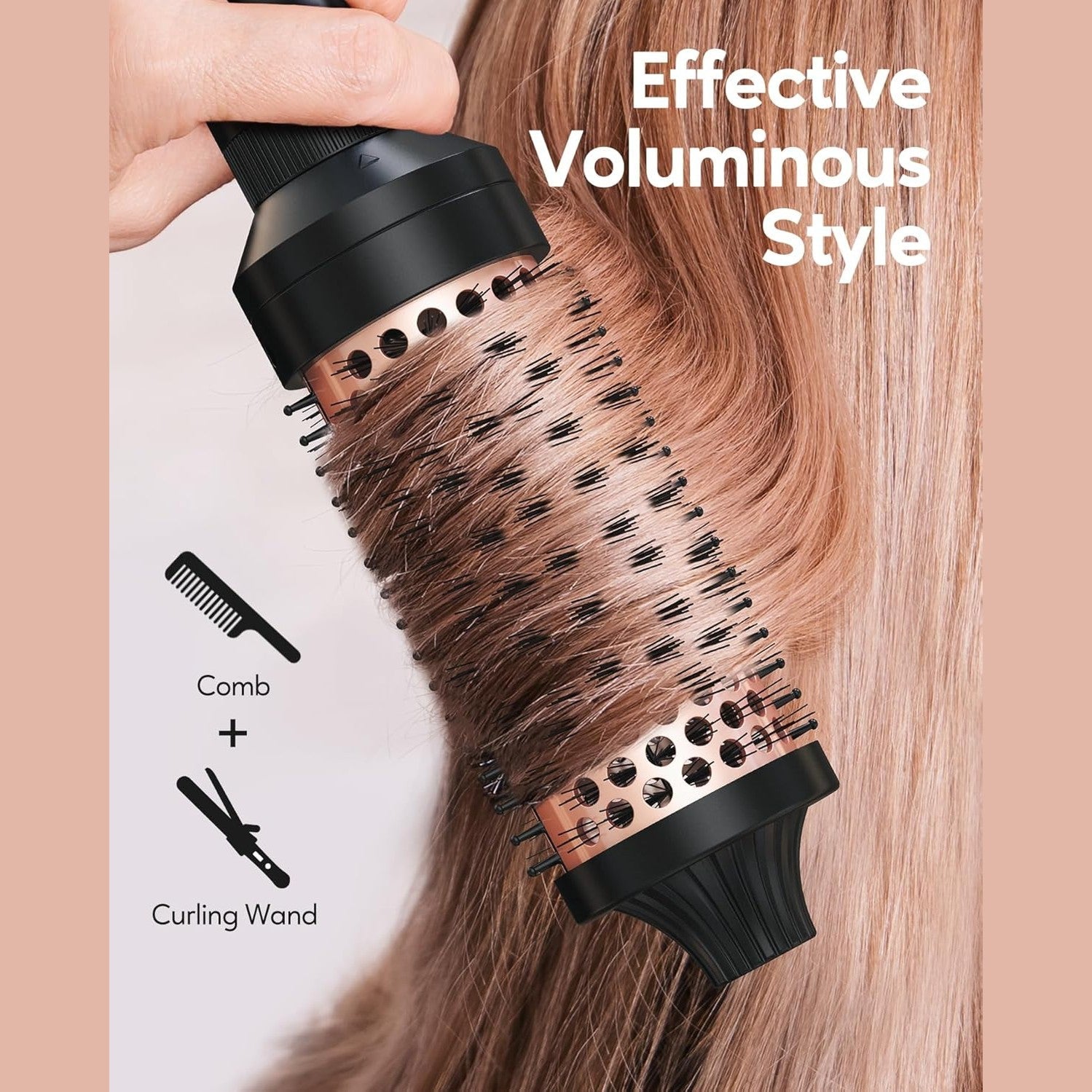 3-in-1 Ionic Curling Wand for Versatile Hair Styling – Multi-Function Curling Tool for Waves, Curls and Everyday Home Use
